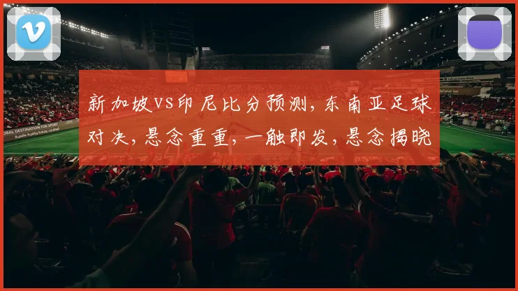 新加坡vs印尼比分预测,东南亚足球对决,悬念重重,一触即发,悬念揭晓